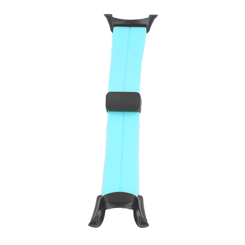 Silicone Watch Strap Waterproof Magnetic Folding Buckle Replacement Watchband Fo