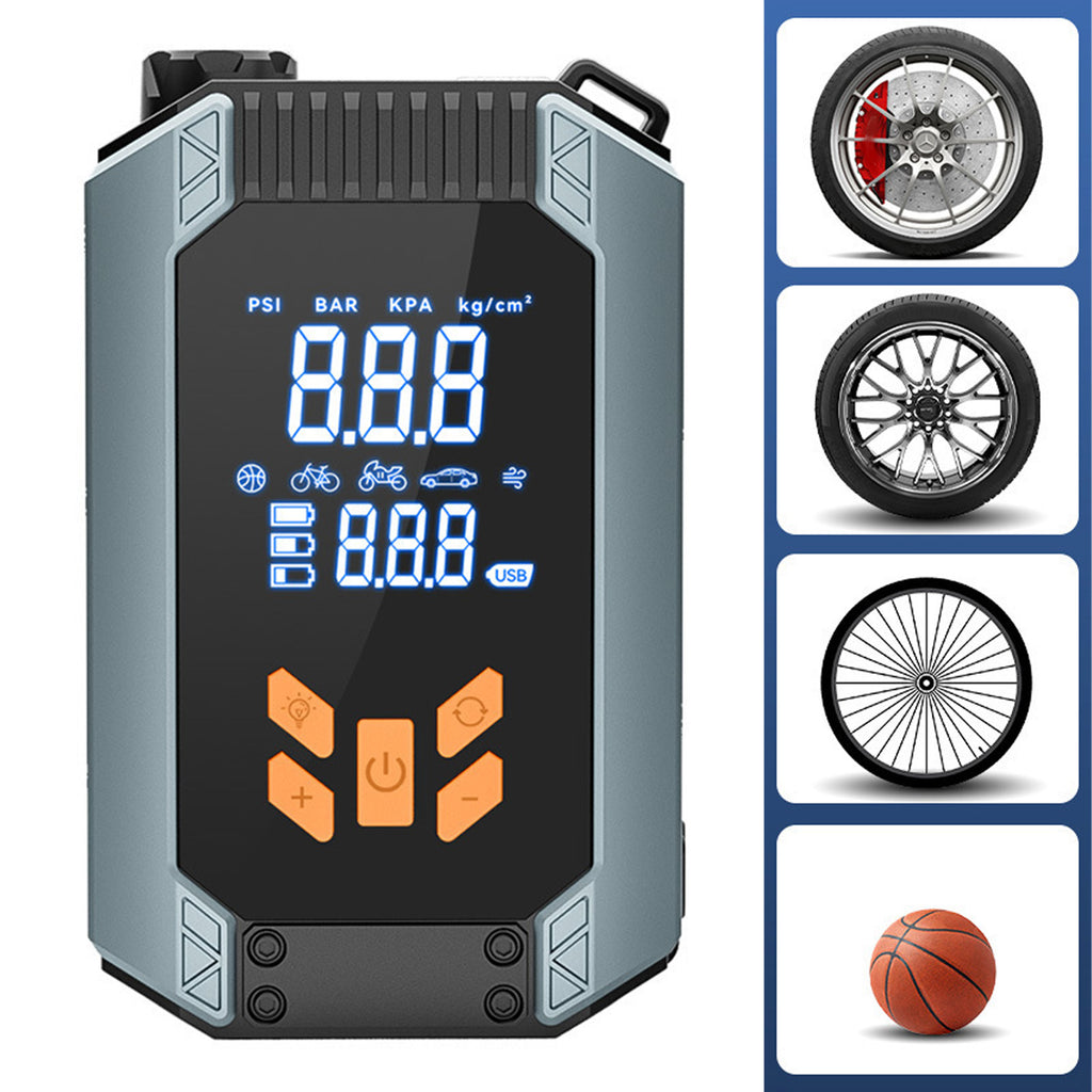Cordless Tire Inflator 150PSI Auto Shutoff 6000mAh Electric Portable Car Tire Pu