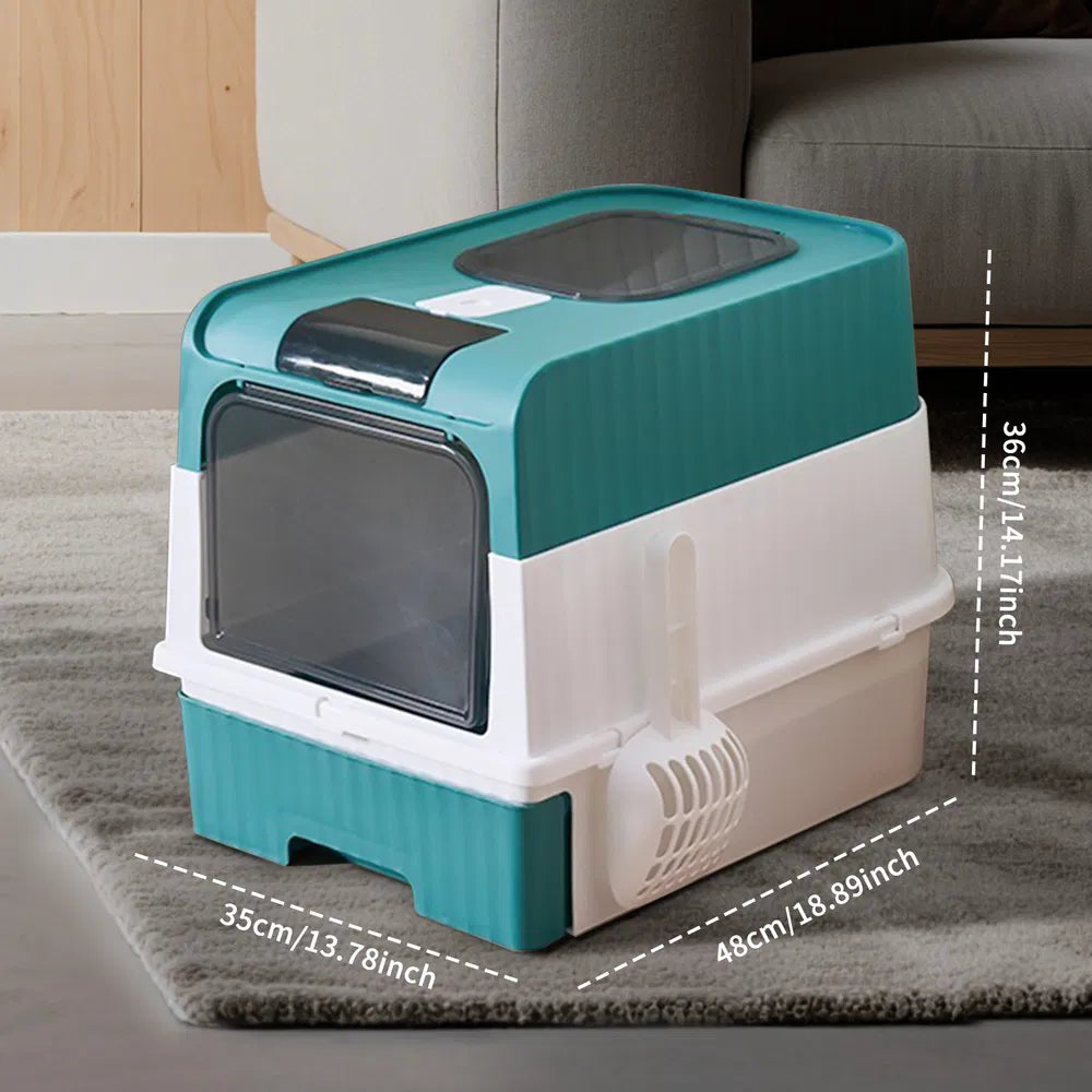 BlueMagic Cube Intelligent Cat Litter Box - Free Hands, Enjoy Pure Life & Automa