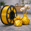 Silk PLA Filament 1.75mm, 1.1kg Spool, Glossy Shiny Finish, Smooth Printing 3D P