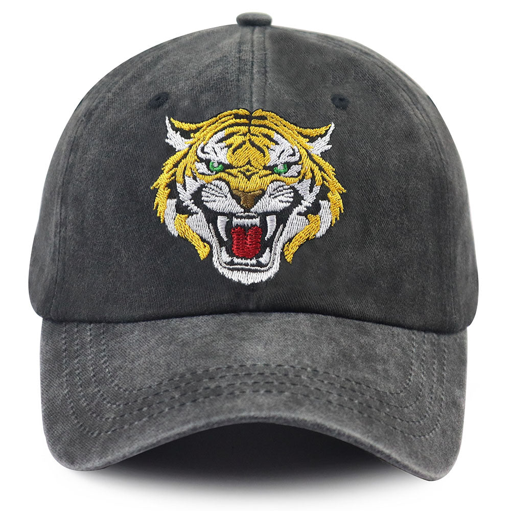 2pcs Tiger Head Embroidered Hat For Men Women- 2026 World Cup Edition, Vintage W