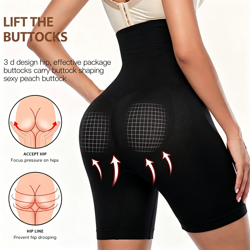 High Waist Tummy Control Shapewear For Women Seamless Firm Compression Body Shap
