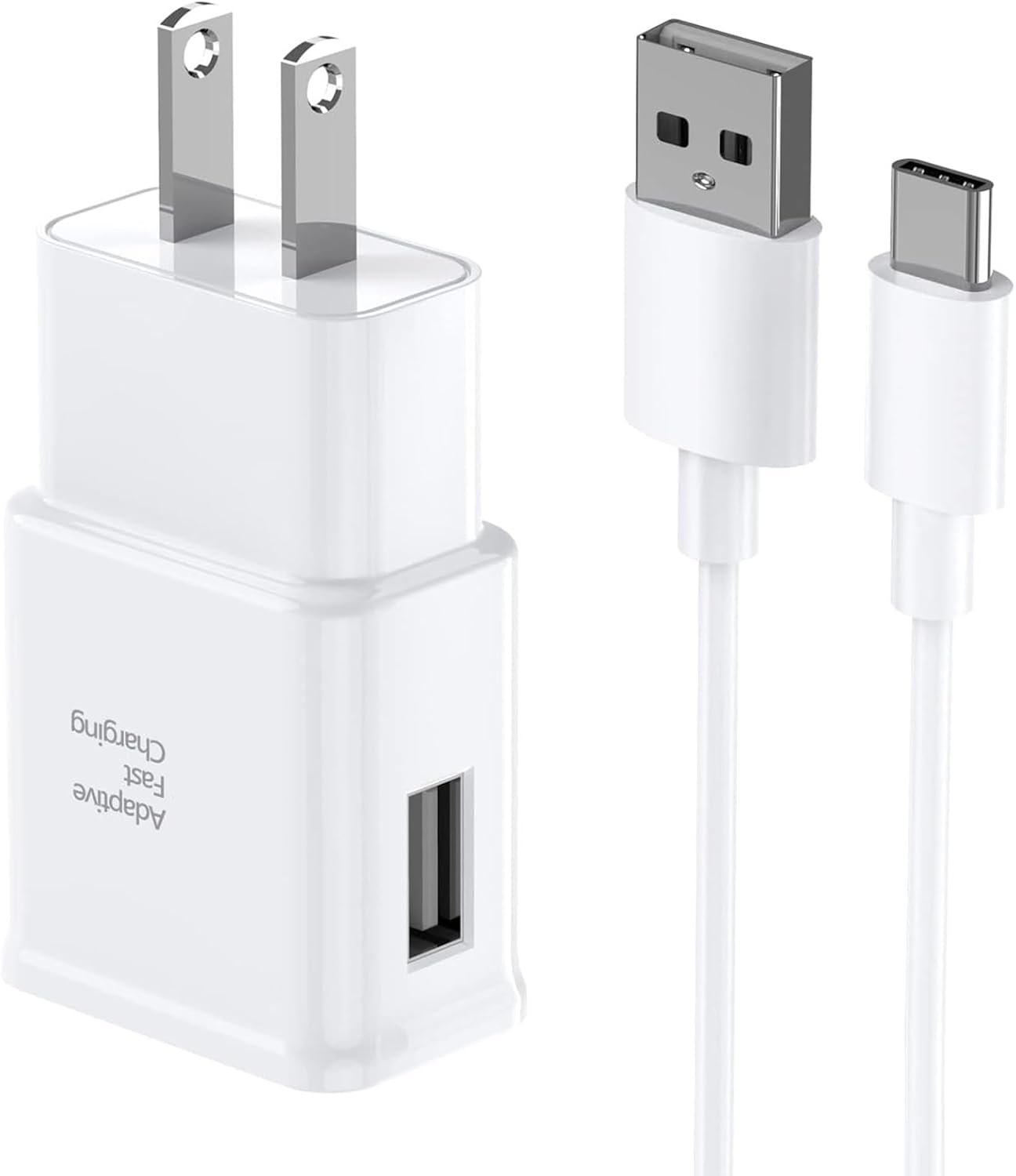 Type C Charger Fast Charging, 2 Pack USB C Android Phone Wall Charger Block And 