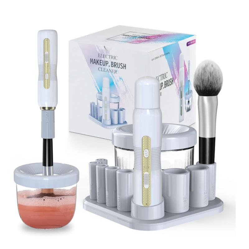 Electric Makeup Brush Scrubber,Multi Functional Automatic Cleaner,Quick Wash Qui