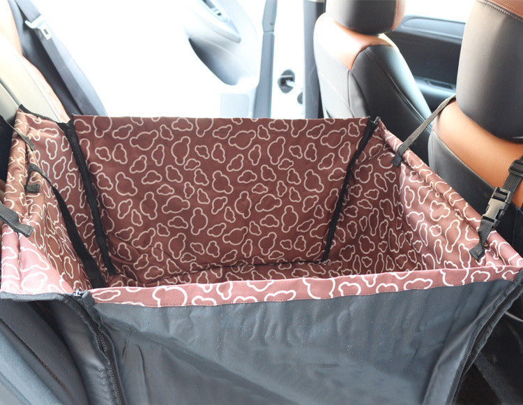 Pet Car MatDog Car MatDog Mat Rear Row Single Seat Foldable Double-layer Dog Car