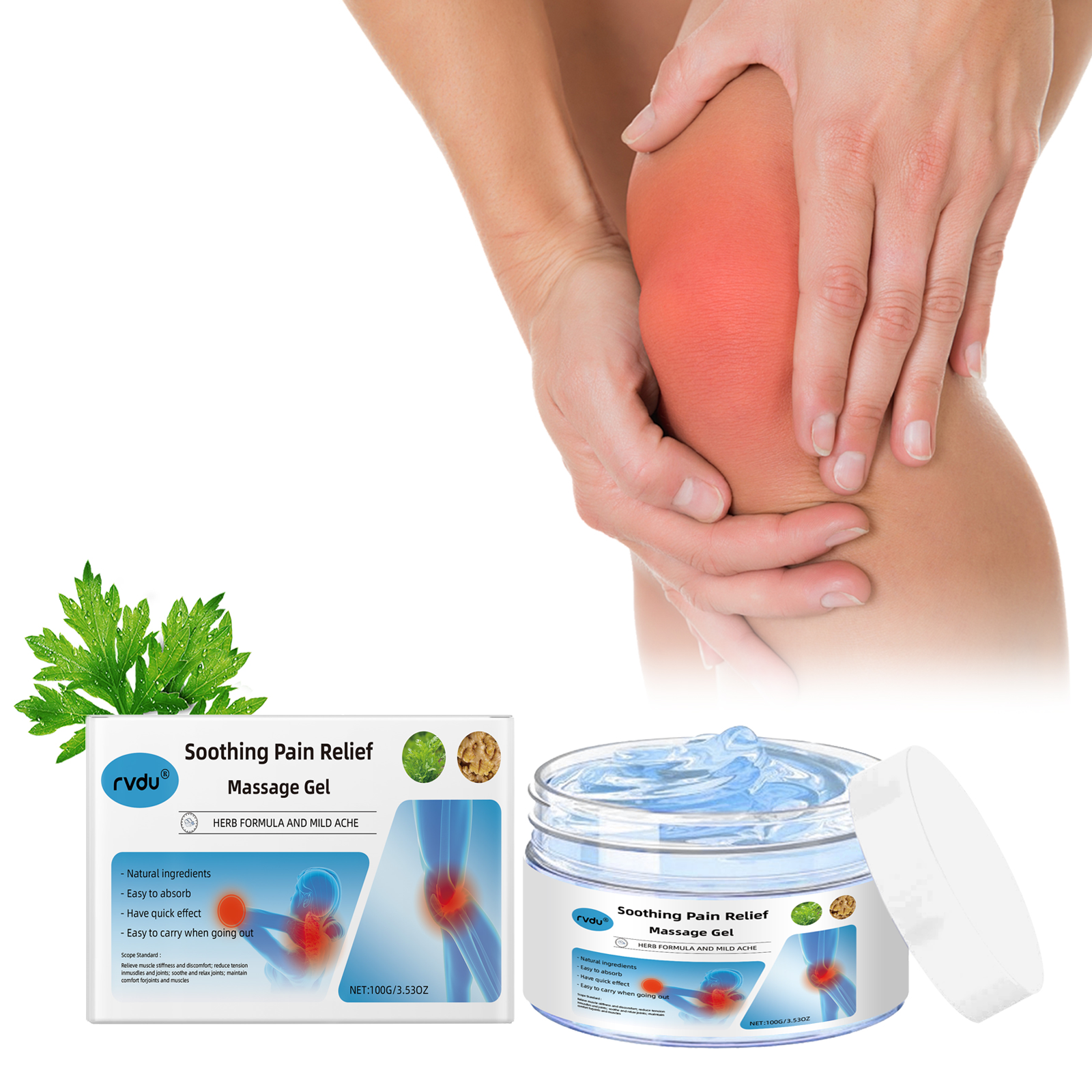 Rvdu JointCare Gel Knee Lumbar Shoulder Neck MusclePain Body Care Massage Cream 