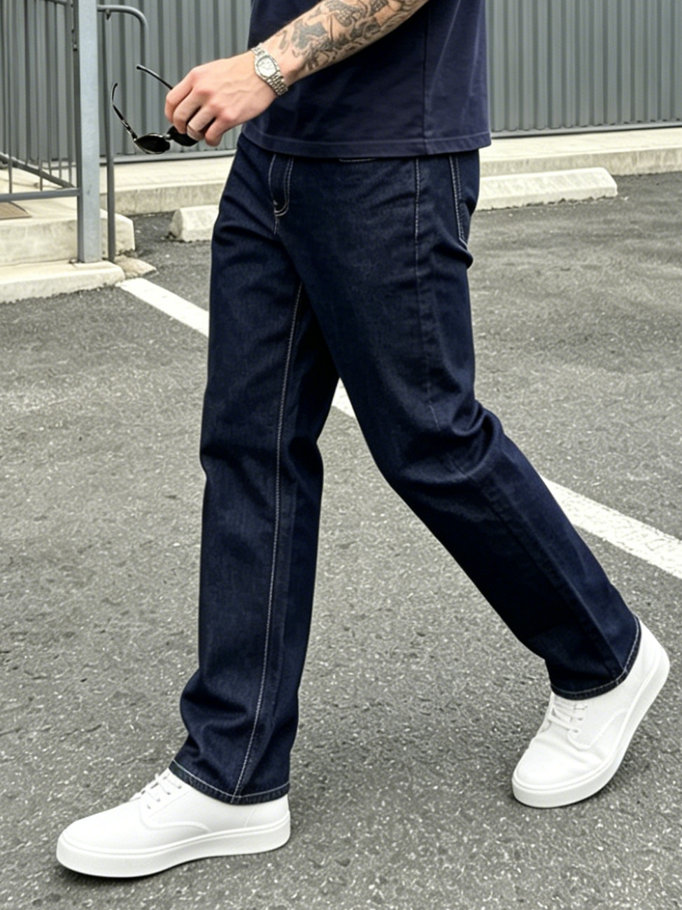 Shanxi Stretchy Slim Straight Pants