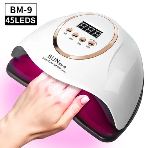 UV LED Nail Lamp,280W Nail Curing Lamps For Gel Polish With Automatic Sensor 4 Timer Setting,Led Nail Dryer, Professional Nail Art Drying Tools For
