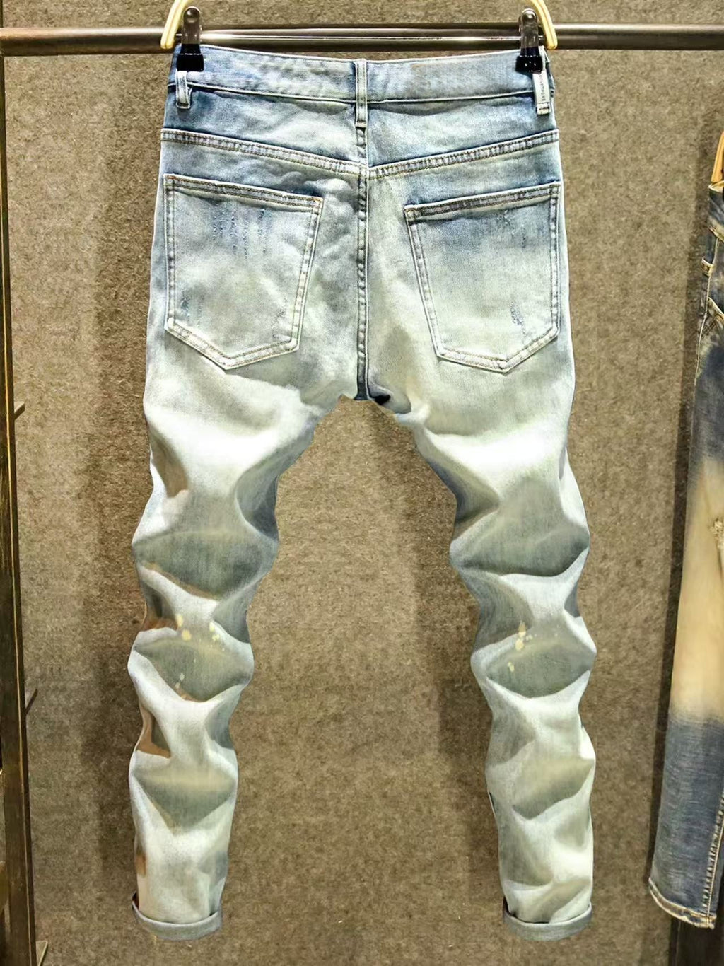 Shanxi Stretchy Slim Straight Pants