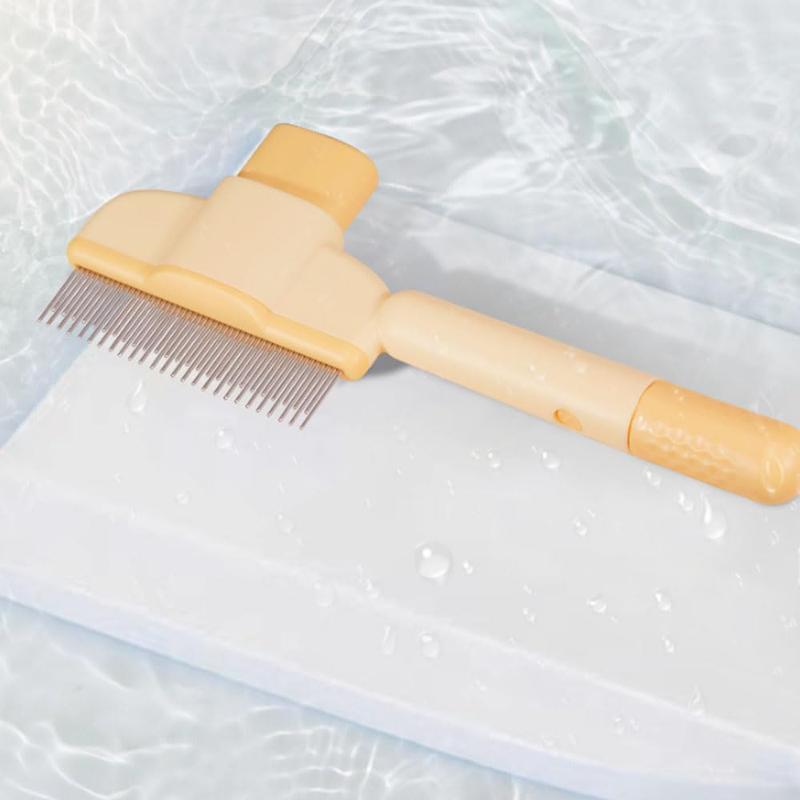 Cat And Dog Comb, Knot Remover, Hair Removal Tool, Pet Self-cleaning Comb, For L