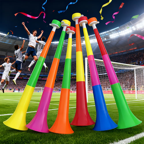 4pcs Retractable Multi Section Cheering Horn,Color Random,for Soccer, Sports Eve