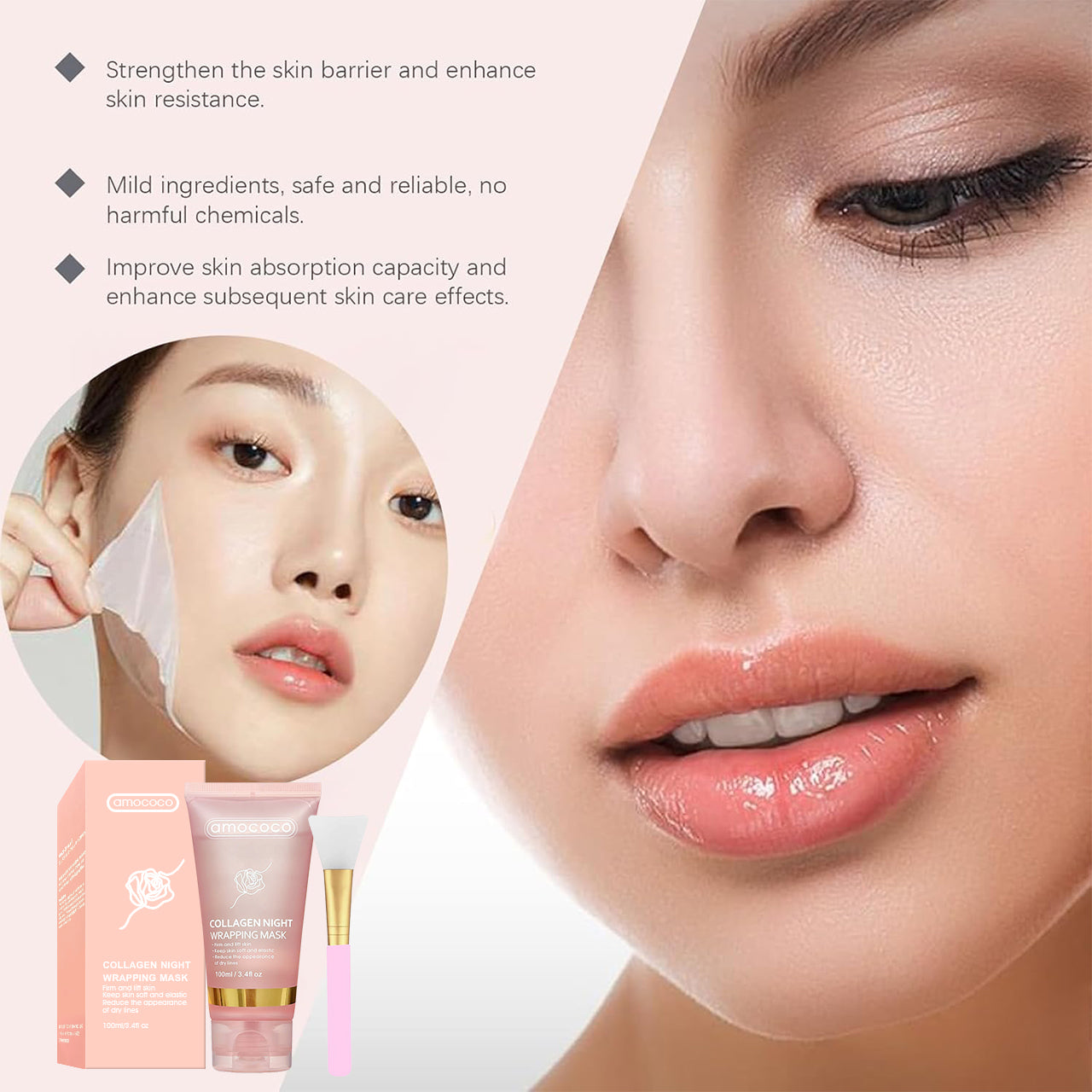 Only Supports Self Pickup With Waybill Collagen Night Wrapping Mask Firm & Lift 