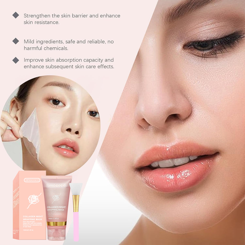 Only Supports Self Pickup With Waybill Collagen Night Wrapping Mask Firm & Lift 
