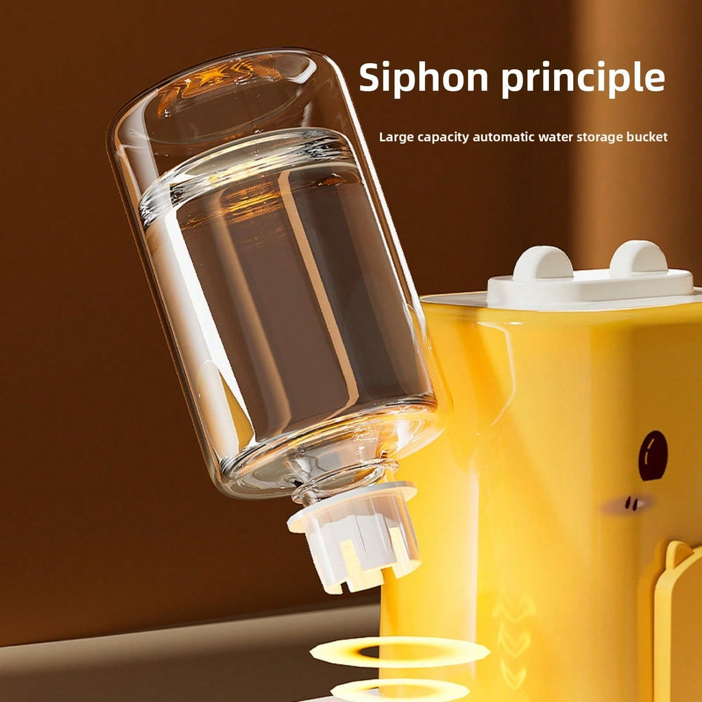 2 In 1 Automatic Pet Feeder And Water Dispenser, Large Capacity 2300ML Feeder & 
