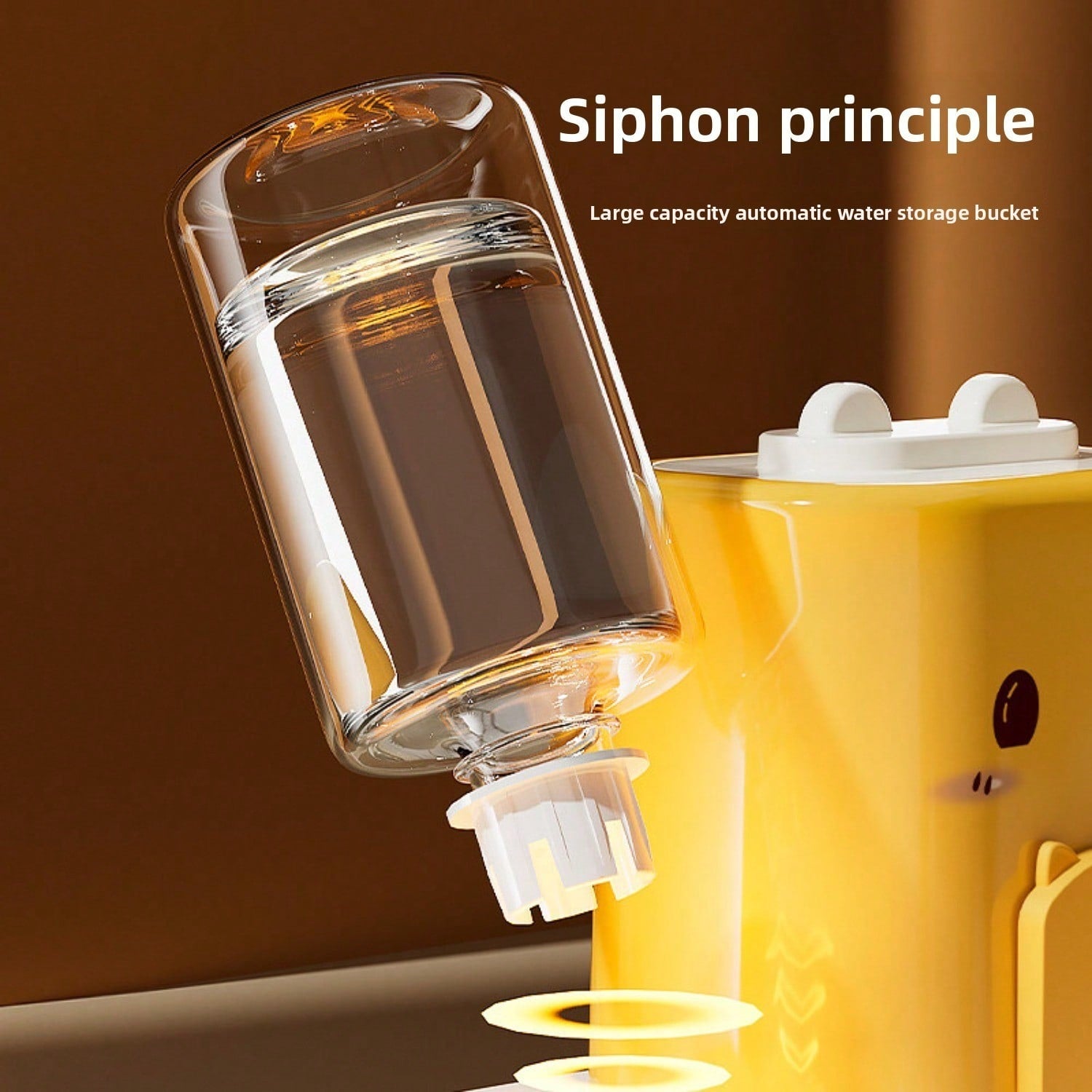 2 In 1 Automatic Pet Feeder And Water Dispenser, Large Capacity 2300ML Feeder & 