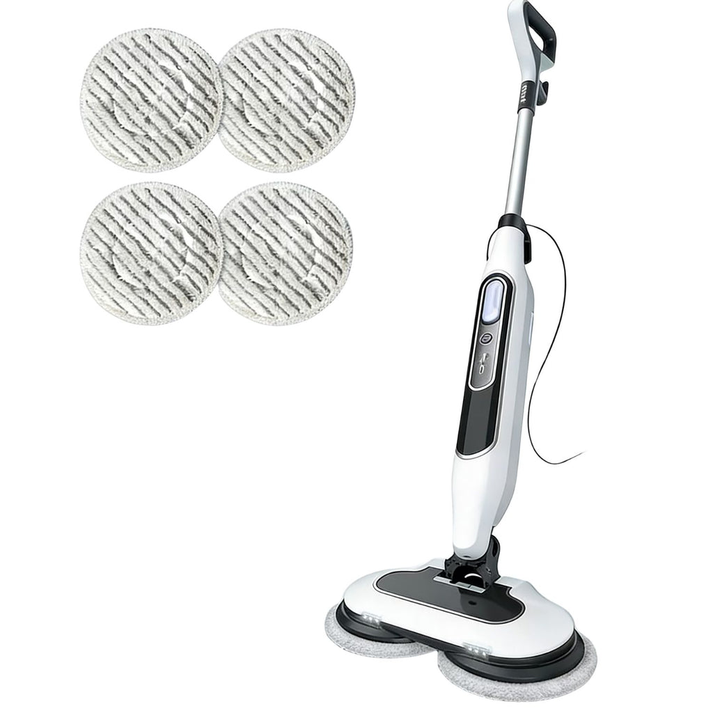 Dual Head Hard Floor Steam Mop, 3 Adjustable Steam Modes, LED Headlights, Lightw