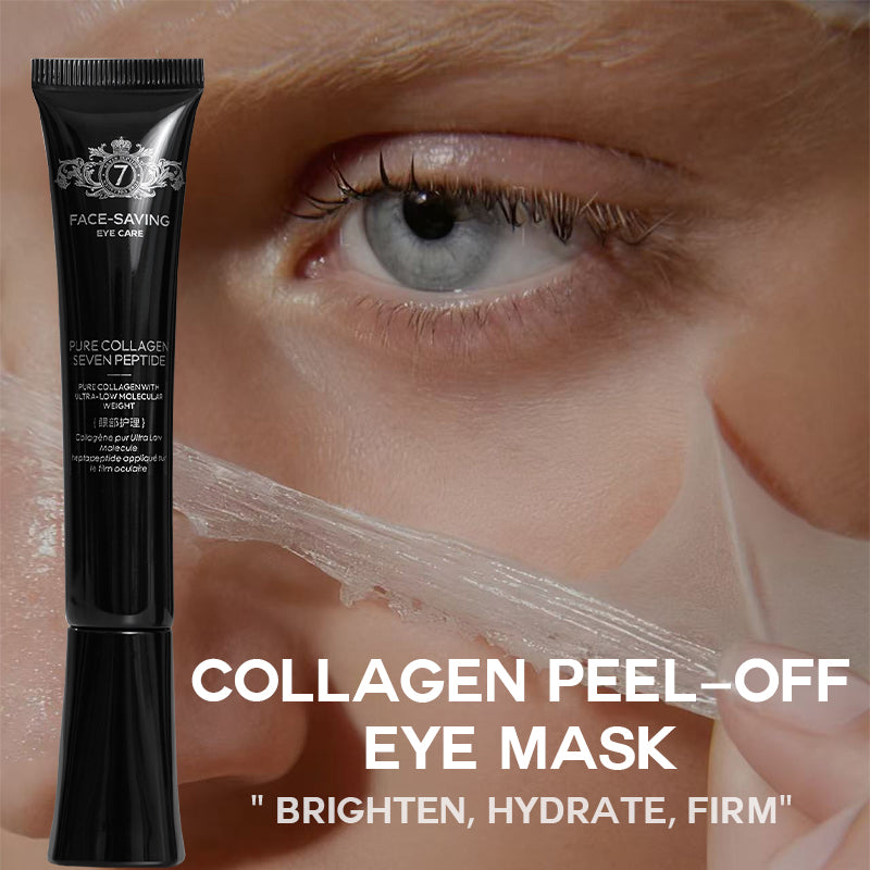 Collagen Eye Mask,Collagen Wrapping Mask, Peel Off Face Mask For Glass Skin & Po