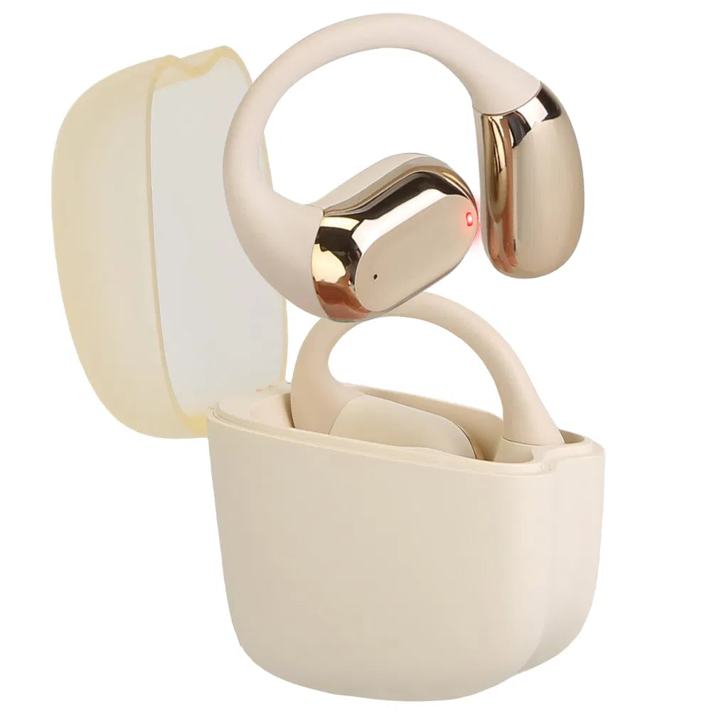Wireless V5.4 Open Ear Earbuds With Earhook LED Display Charging Case IPX5 Water