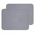 Versatile Silicone Drying Mat Heat Trivet, Multi Use Countertop Pad For Dish Dra