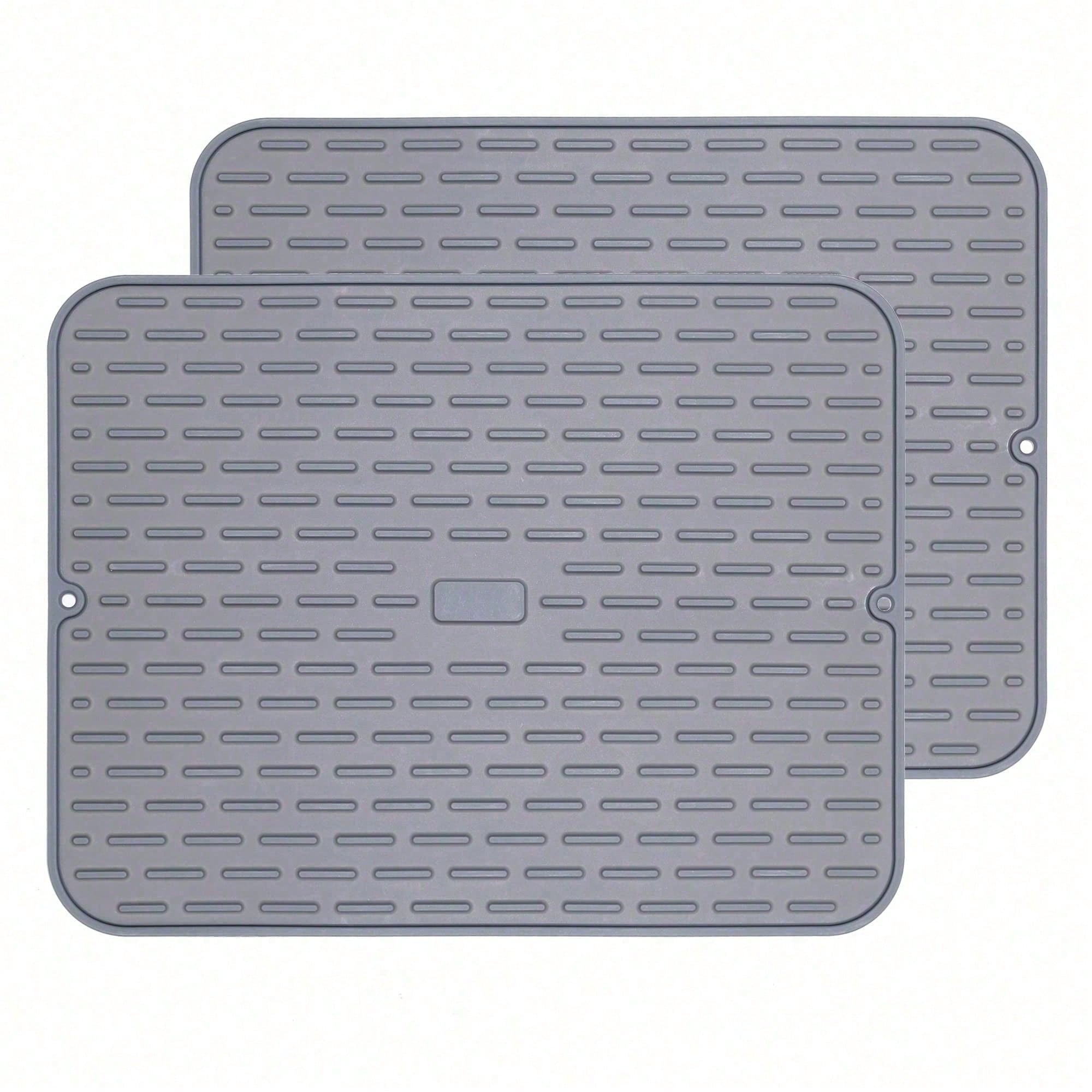 Versatile Silicone Drying Mat Heat Trivet, Multi Use Countertop Pad For Dish Dra