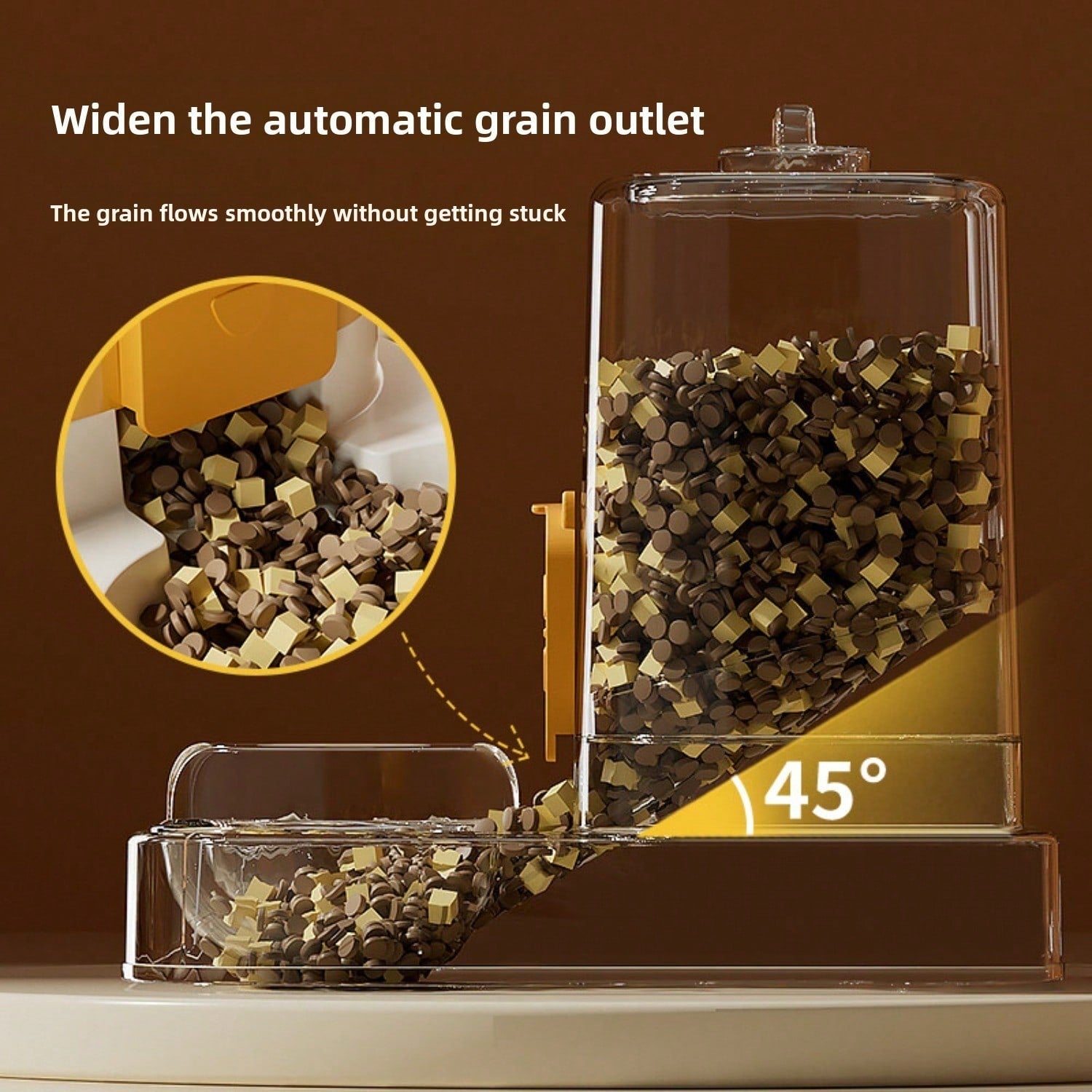 2 In 1 Automatic Pet Feeder And Water Dispenser, Large Capacity 2300ML Feeder & 