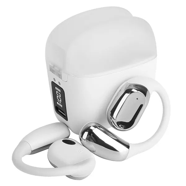 Wireless V5.4 Open Ear Earbuds With Earhook LED Display Charging Case IPX5 Water