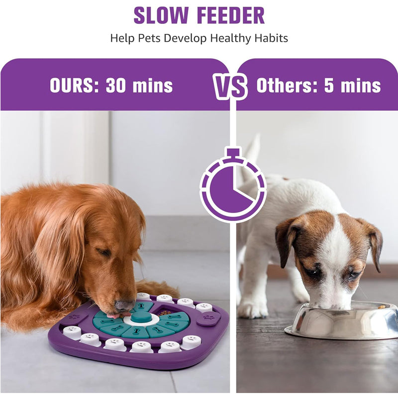 Dog Puzzle Toys, Interactive Treat Puzzle Dog Enrichment Toys For Large Medium S
