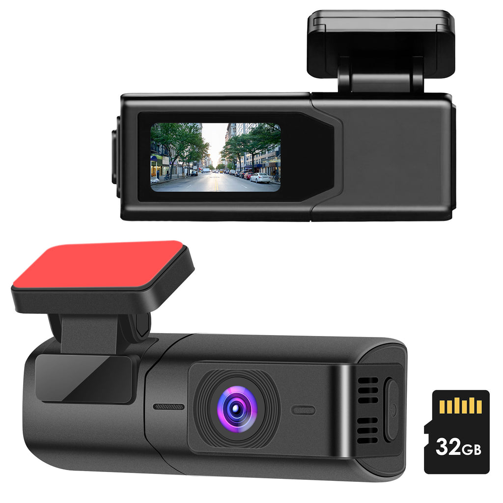 1Pc 2K HD Front Dash Cam For Car With IPS Screen Night Vision Loop Recording Inc