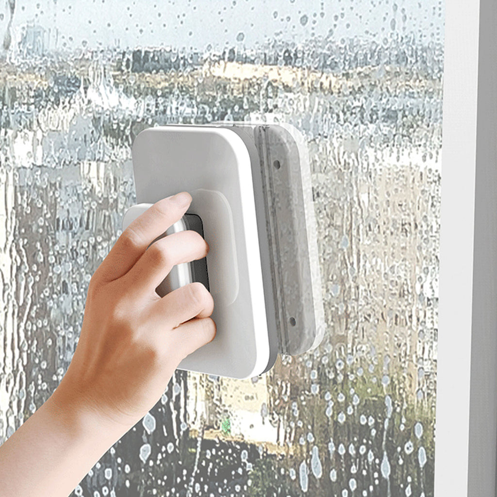 Magnetic Window Cleaner Large Handle Double Sided High Safety Sturdy Plastic Win