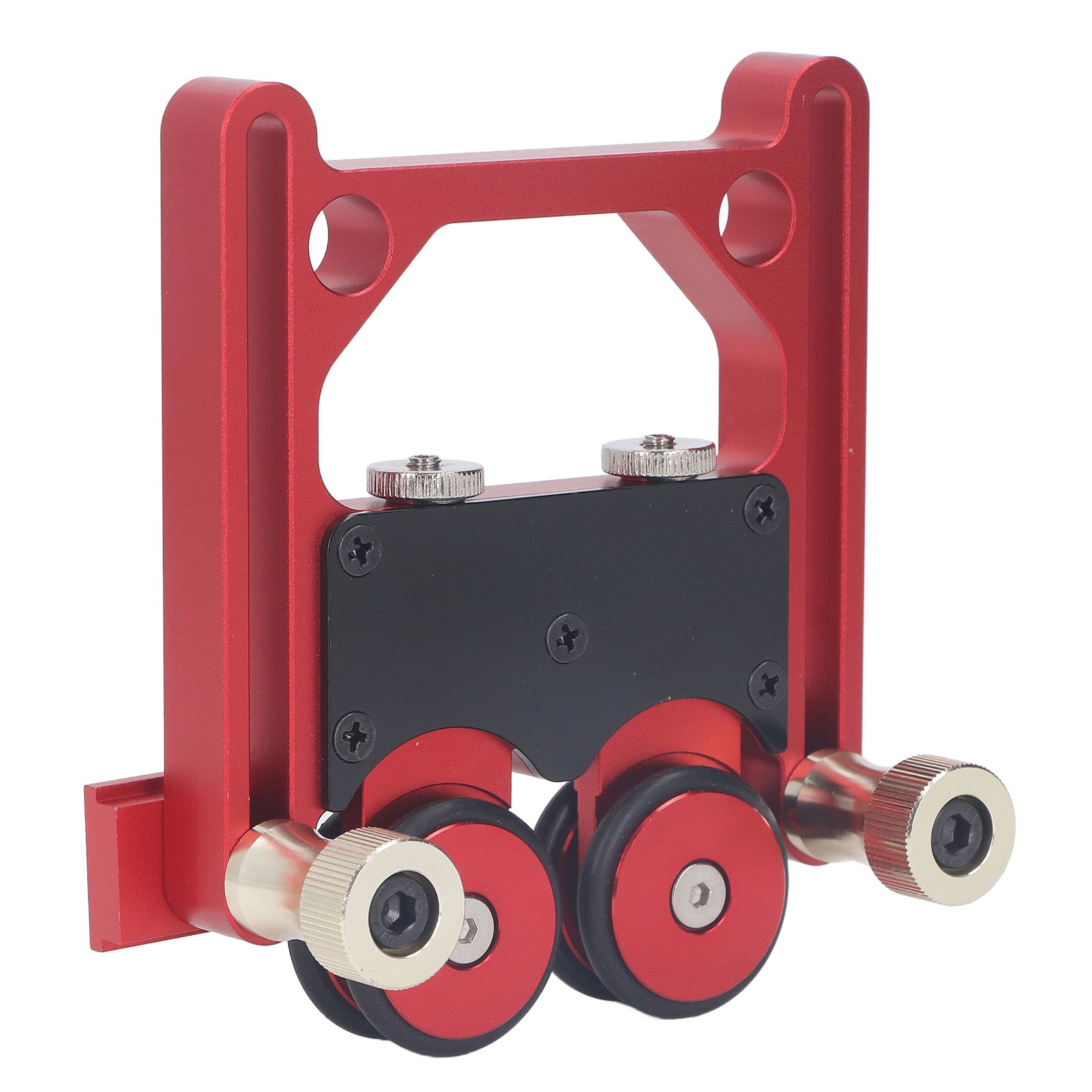 Table Saw Stock Roller Woodworking Double Wheel Sliding Feeding Guide Roller Fea