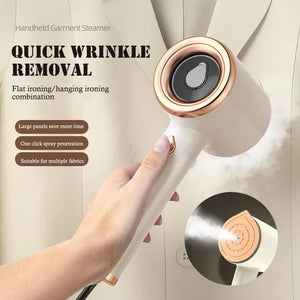 Mini Portable Handheld Garment Steamer Fabric Steam Iron Travel