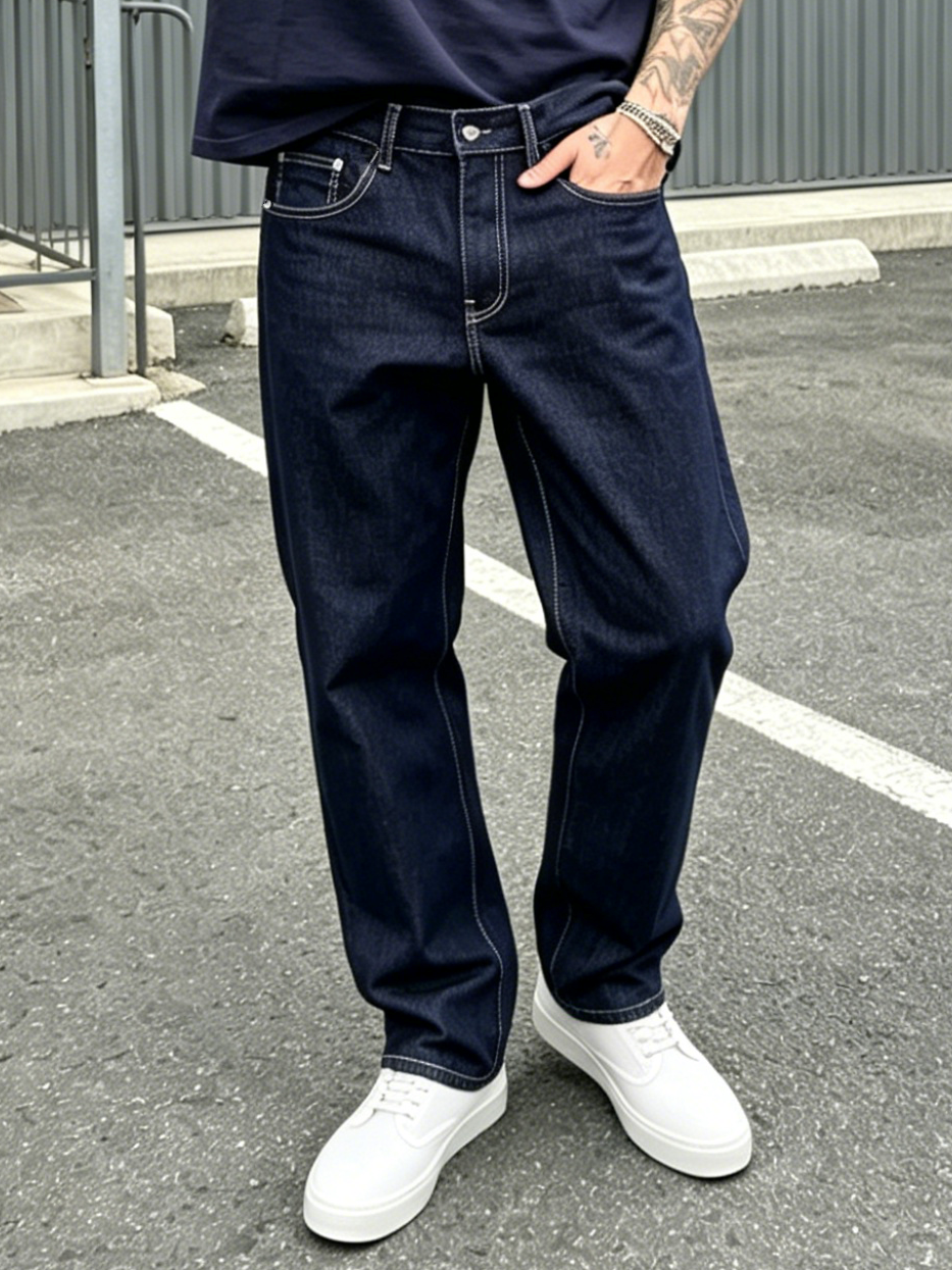Shanxi Stretchy Slim Straight Pants