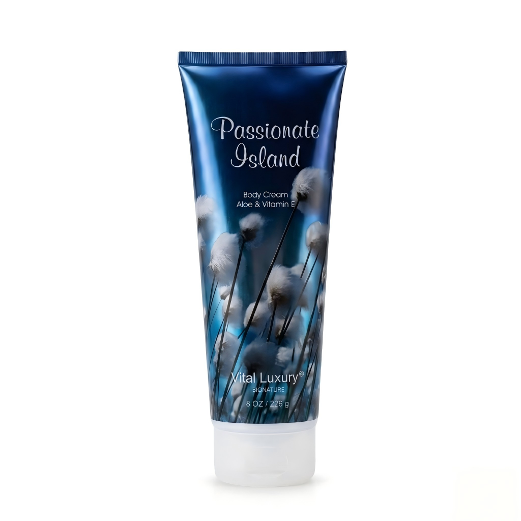 Passionate Island Moisturizing Body Cream, Ultra-Nourishing Lotion With Vitamin 