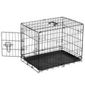 Single Door Dog Cage - Durable Metal Pet Kennel, Secure Lock, Collapsible Design