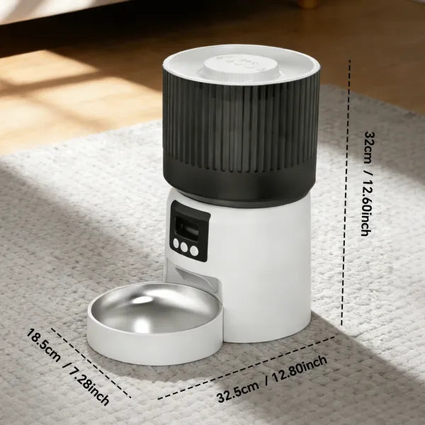 Intelligent Fully Automatic Pet Feeder, Timed And Quantitative Feeding, Remote C