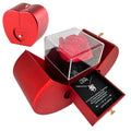 Fashion Jewelry Box Red Apple Christmas Gift Necklace Eternal Rose For (Viral) — MEGA MARKET