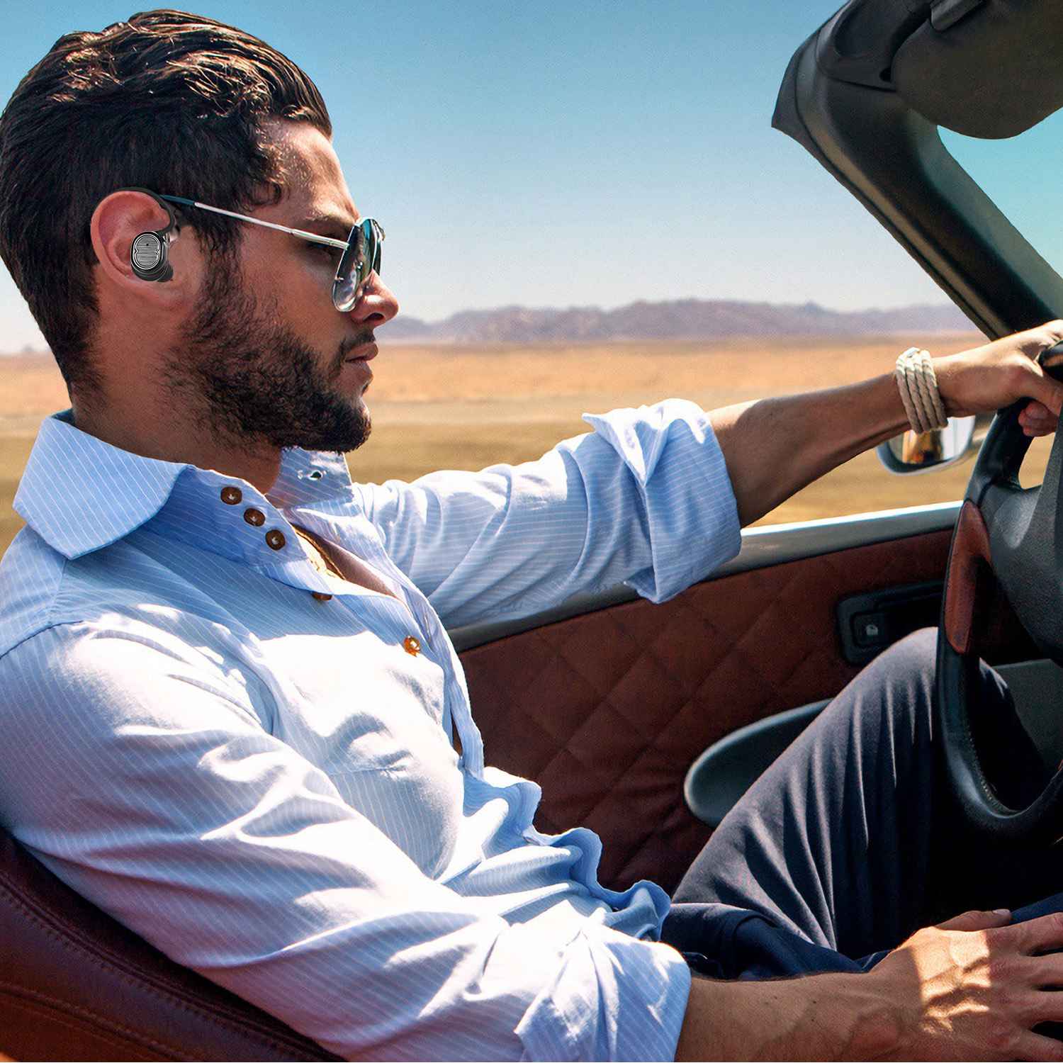 TWS Wireless 5.0 Earbuds IPX4 Touch In-Ear Stereo Earphone Noise Canceling Earpi
