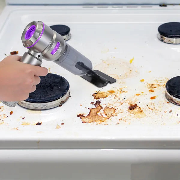16000PA Handheld Car Vacuum Cleaner With Brushless Motor 2 Reusable Filters 4 In