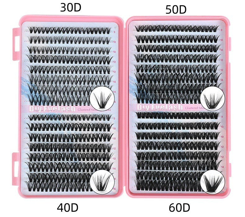 Lash Clusters, 640 Pcs Eyelashes Cluster Extensions 9-16mm Fluffy Individual Las