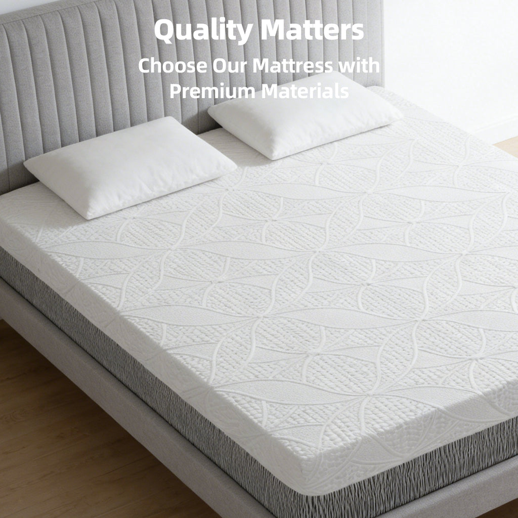 14-Inch Queen Mattress  Made In Japan- Plush Thick Design & Breathable, Steriliz
