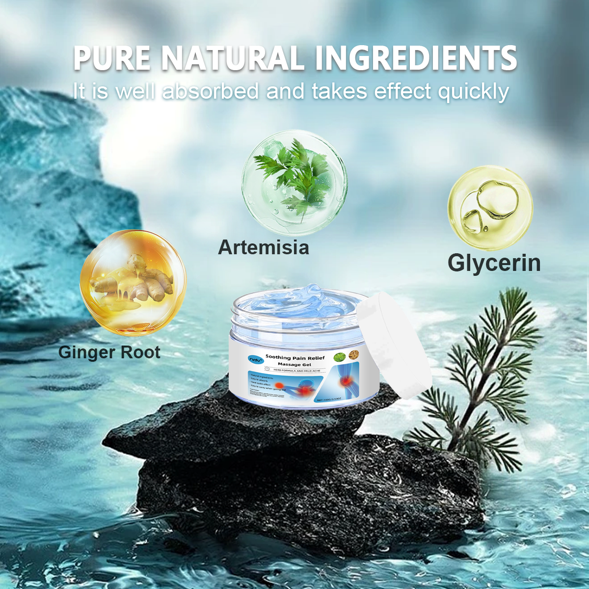 Rvdu JointCare Gel Knee Lumbar Shoulder Neck MusclePain Body Care Massage Cream 