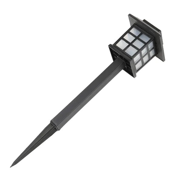 8pcs White LED Solar Lantern Torch Light Garden Landscape Lighting