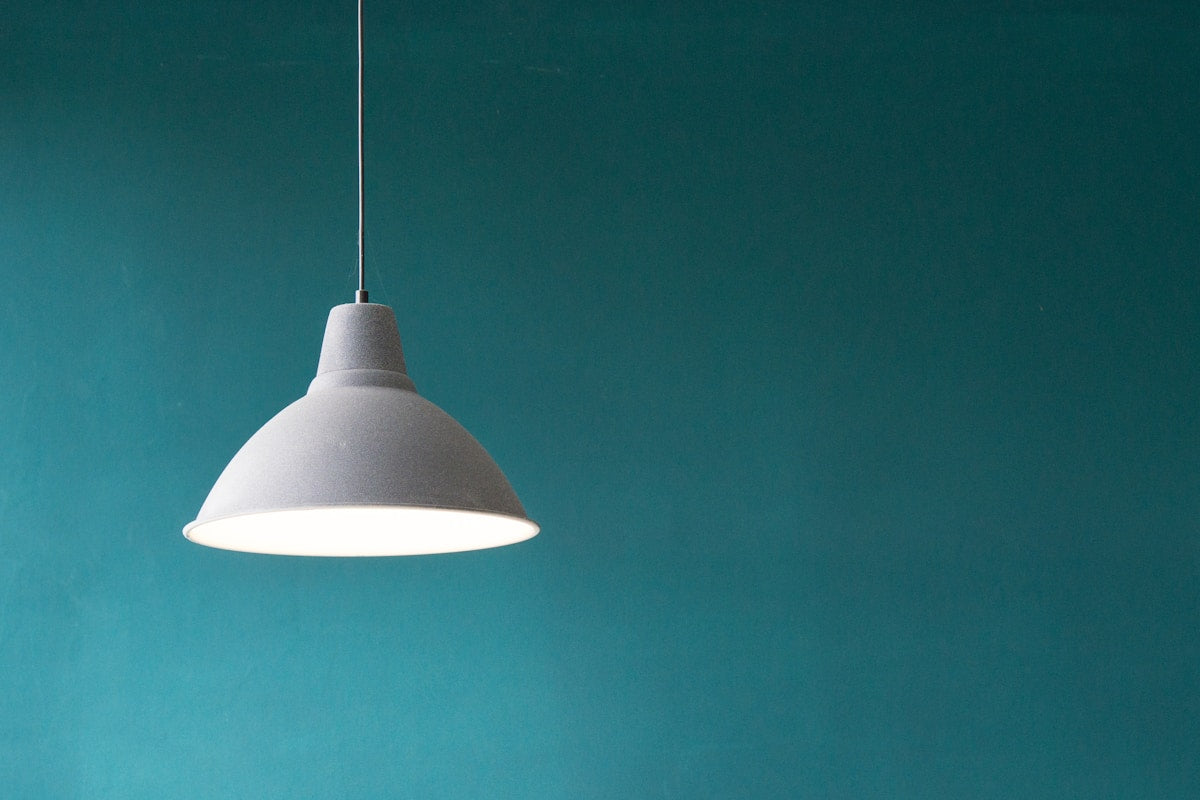 Golden Hour Lamp — Sunset Mood — view 1