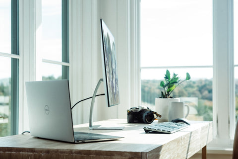 Cork + Vegan Leather Desk Mat